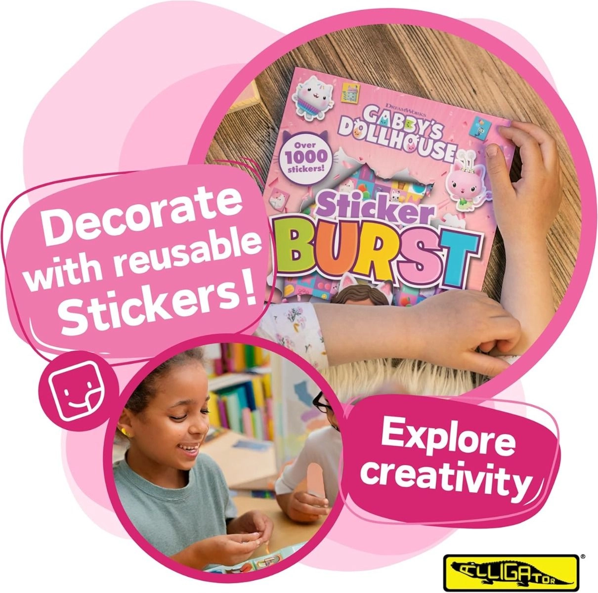 Gabby's Dollhouse Sticker Book 1000 pcs