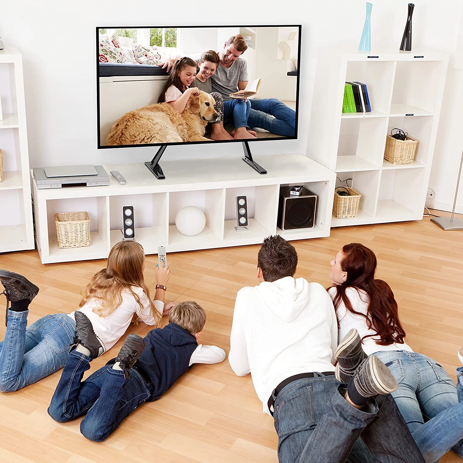 Table Top TV Stand - 22"-65" 110 pounds