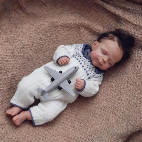 Reborn Baby Doll - 18 inch Silicone Boy and Girl Ages 3+ Bundle