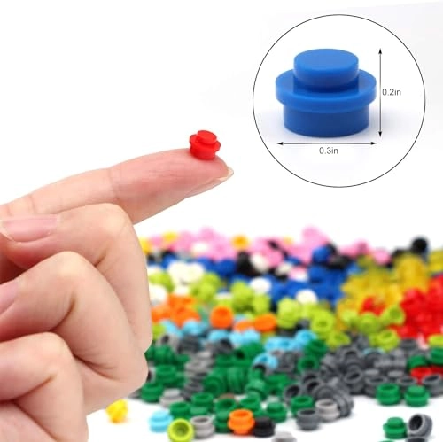 Round Plates 1X1 - 1000 pcs