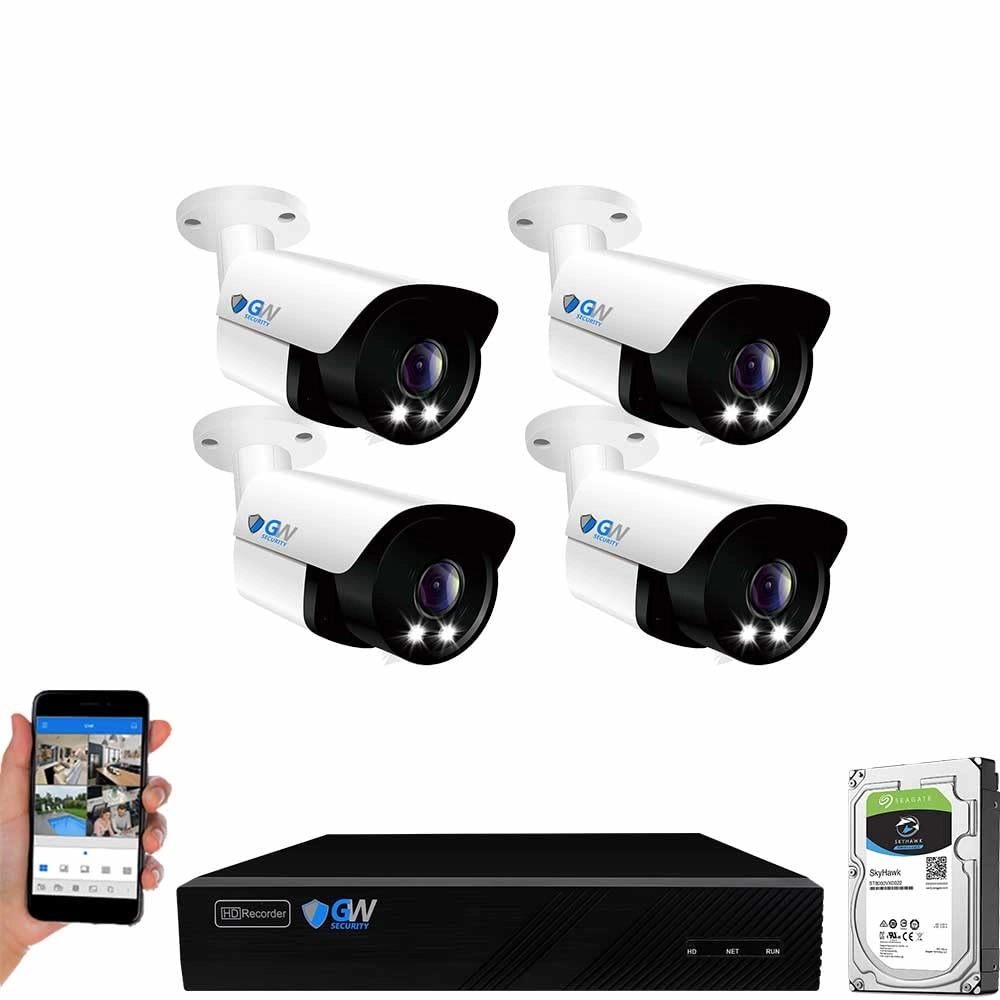 GW4108EP - 8 channels 1TB + GW5028IP - 4 x 5MP