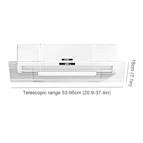Air Conditioner Deflector - PVC 180° Adjustable