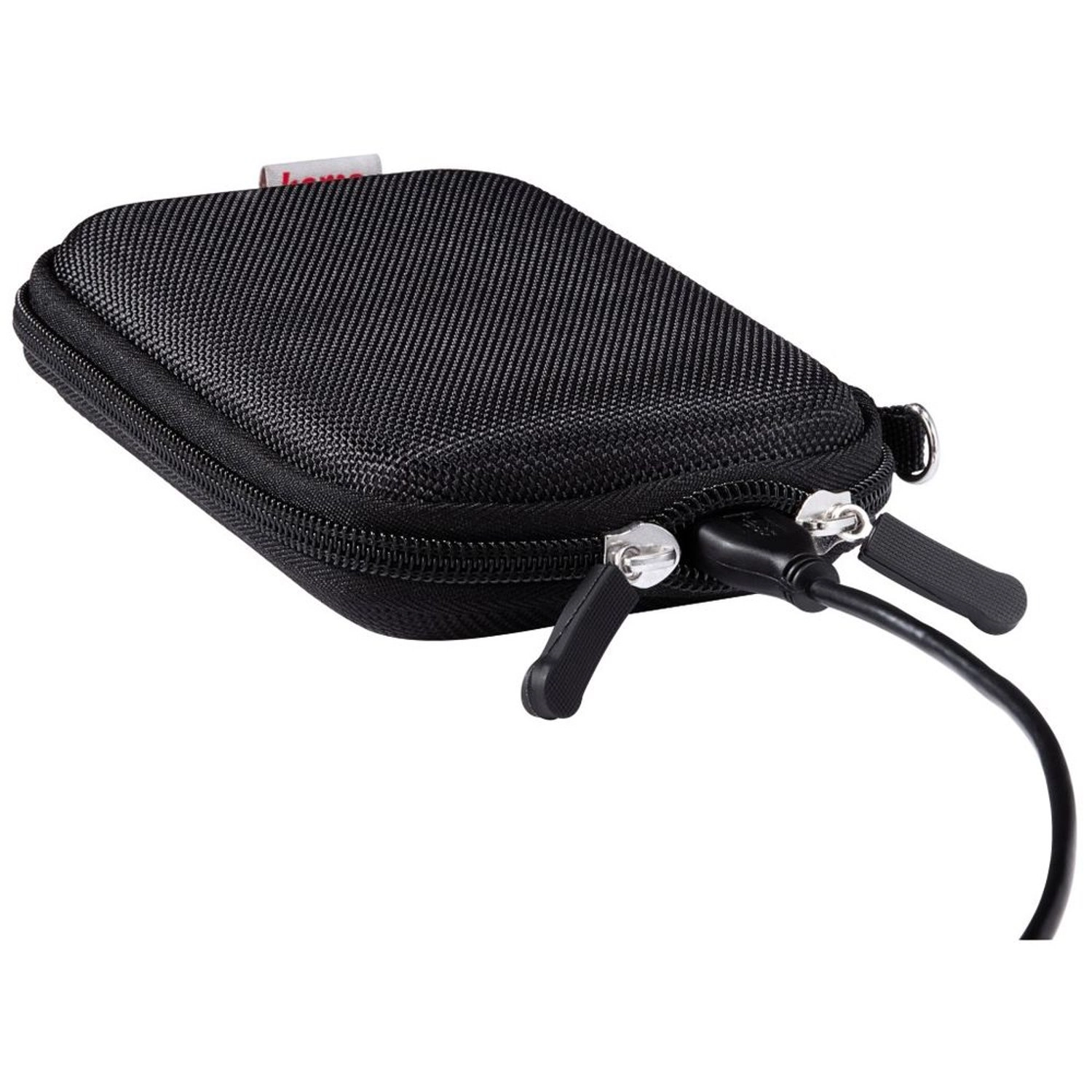 E.V.A. Hard Drive Case - 2.5" Black Front And Back Case