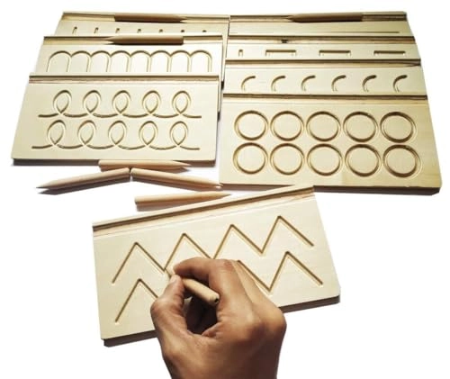 Wooden Tracing Board - 2+ 4 pieces