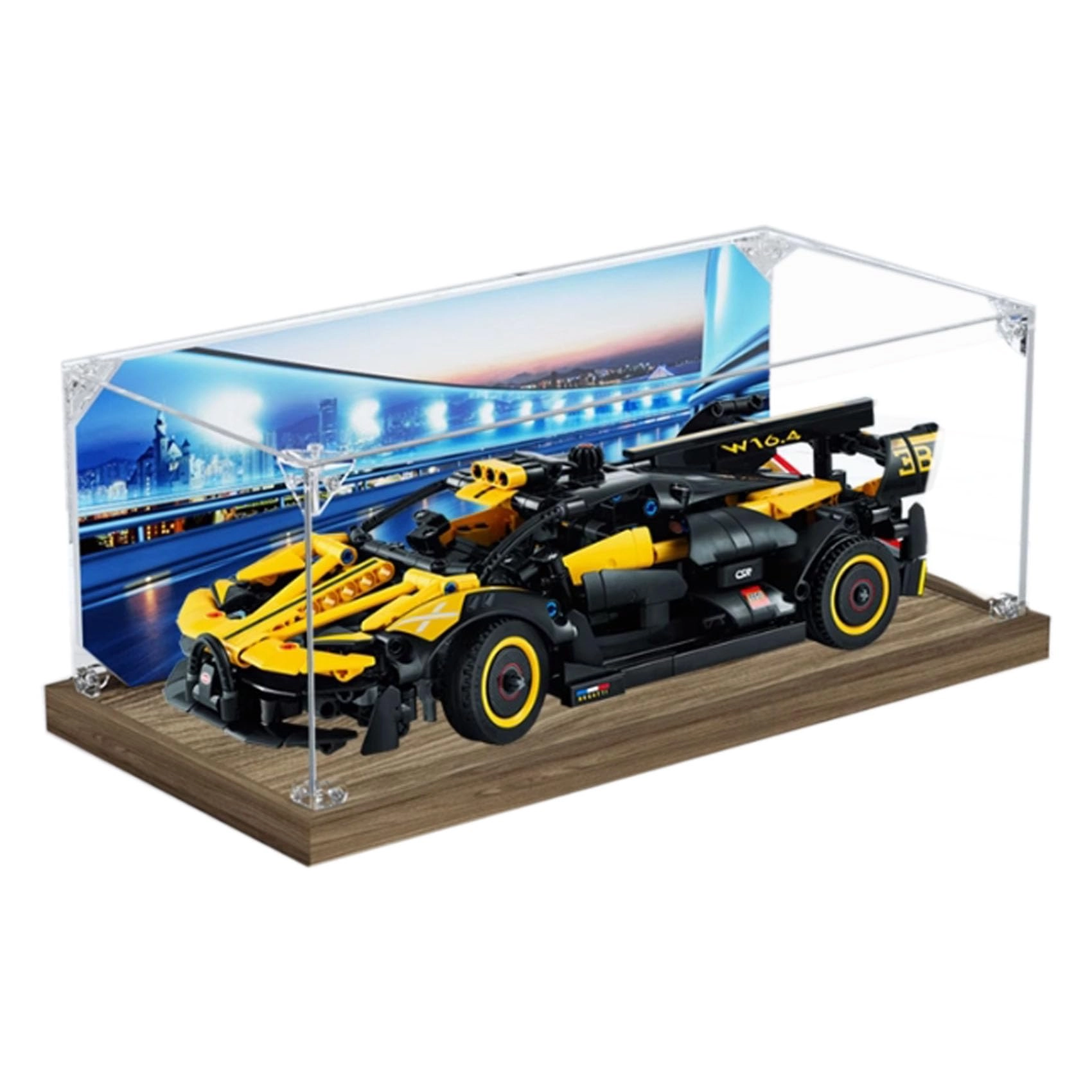 OOHNVJKI Acrylic Display Box for LEGO 42151 Racing Models - 3mm thickness