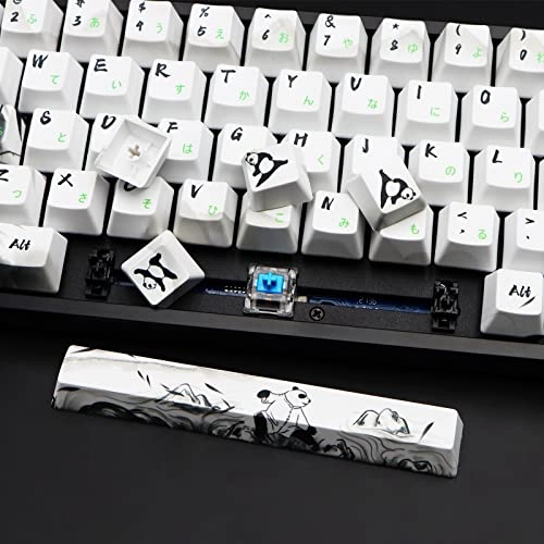 Keycaps Ink Panda - 68pcs