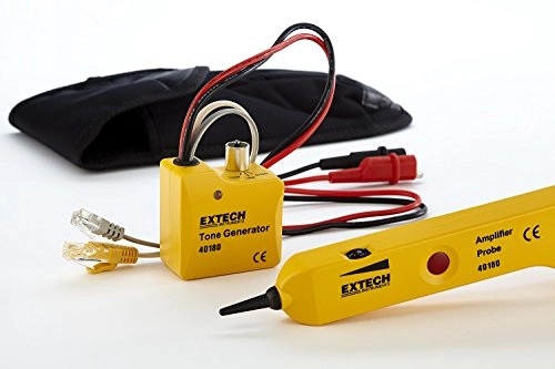 40180 Tone Generator and Amplifier Probe Circuit Finder Kit - 9 Volts RJ11 RJ45 Alligator clips