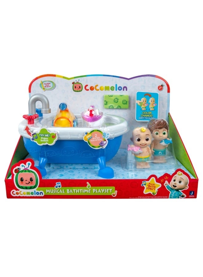 Musical Bathtub Playset - 3+ Years 1 Bathtub 2 Figures