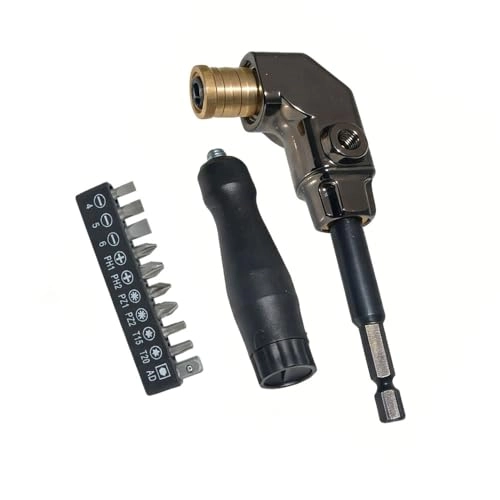 Right Angle Drill Adapter - 1/4" Hex Alloy Steel