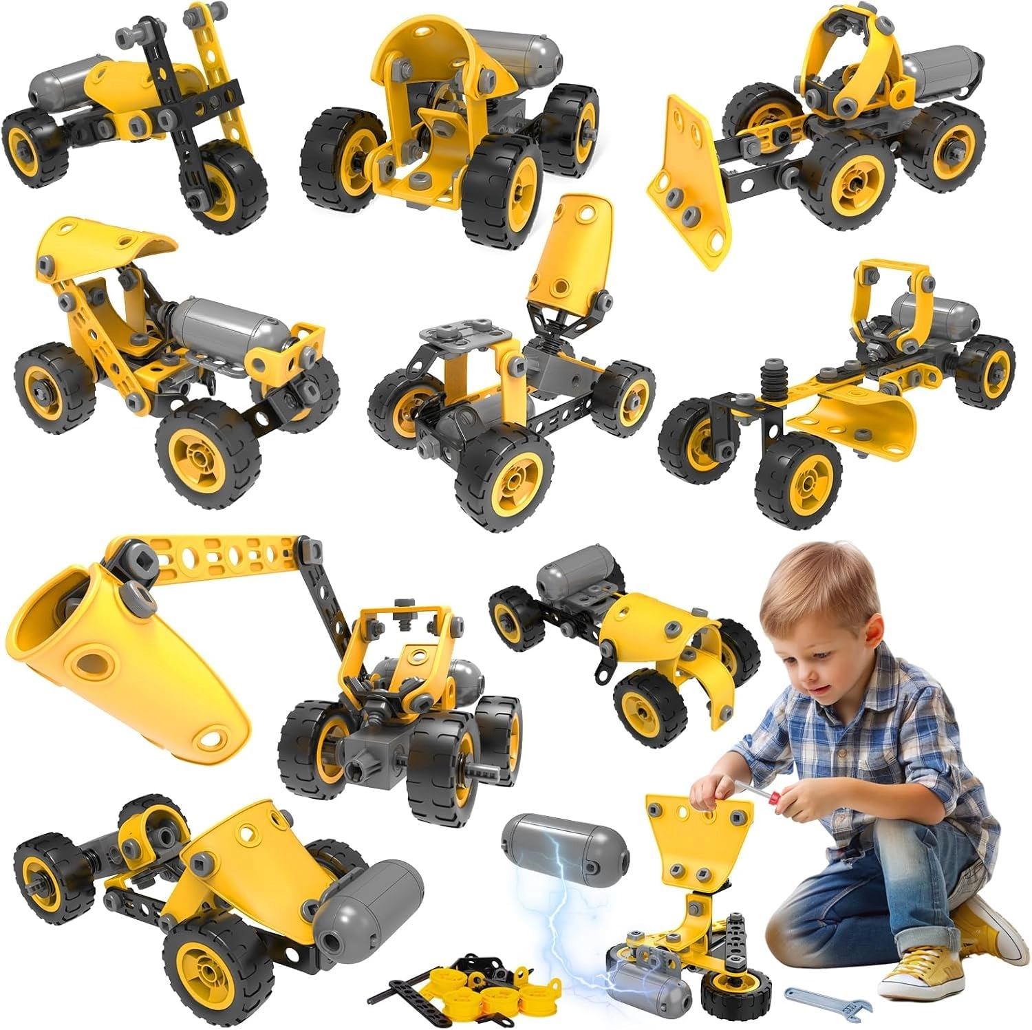 Skirfy Construction Toy - Yellow 1 Count