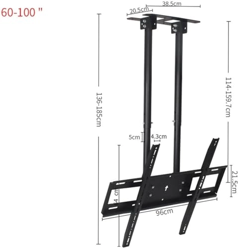 TV Ceiling Mount - 160kg 75-100 inch