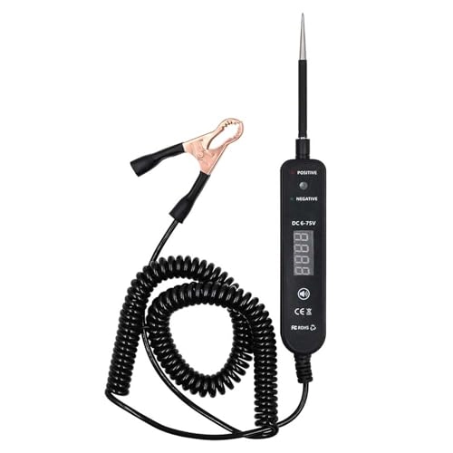 Jiawu 6-75V DC LED Digital Auto Electrical Test Light