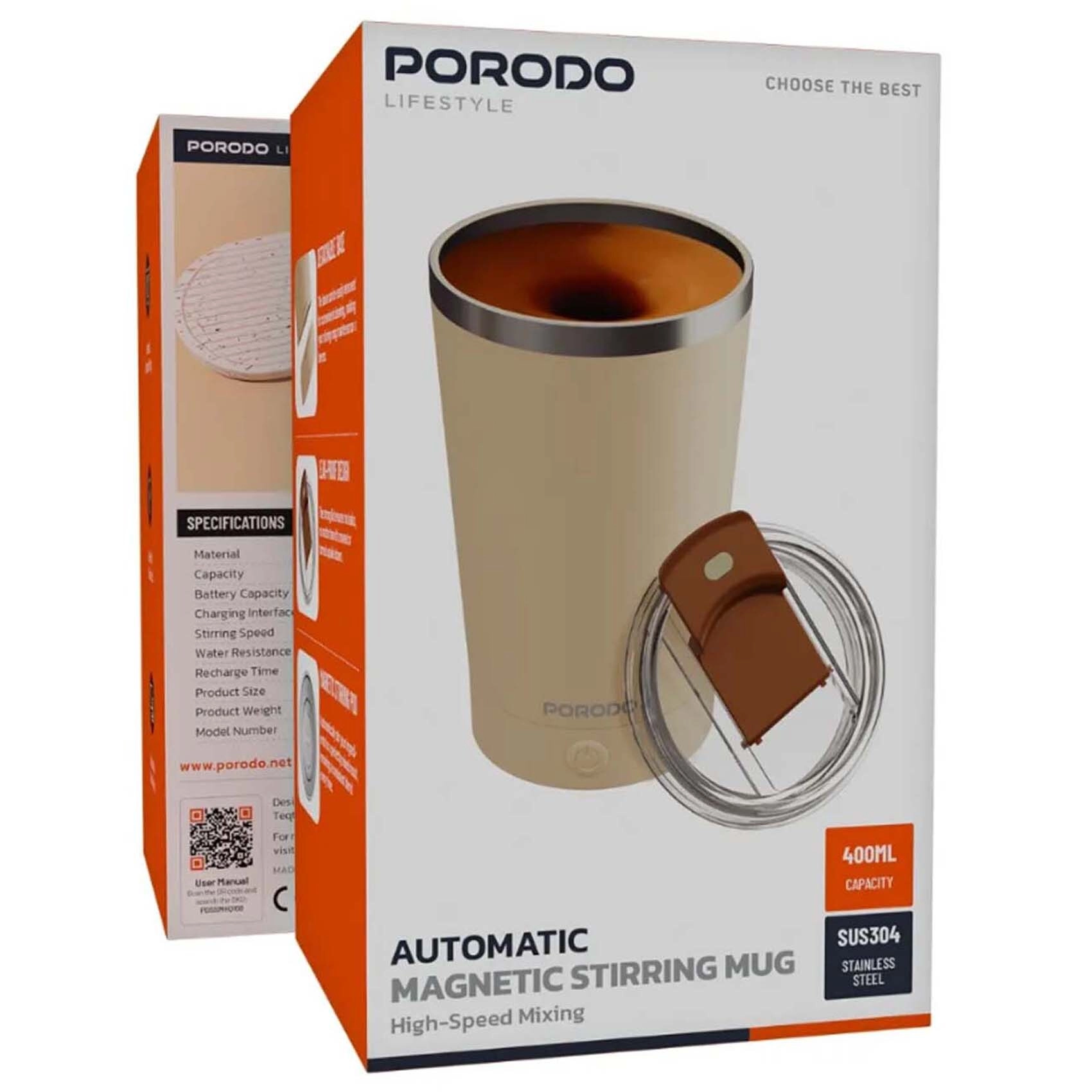 Magnetic Stirring Mug - Automatic 400 ml