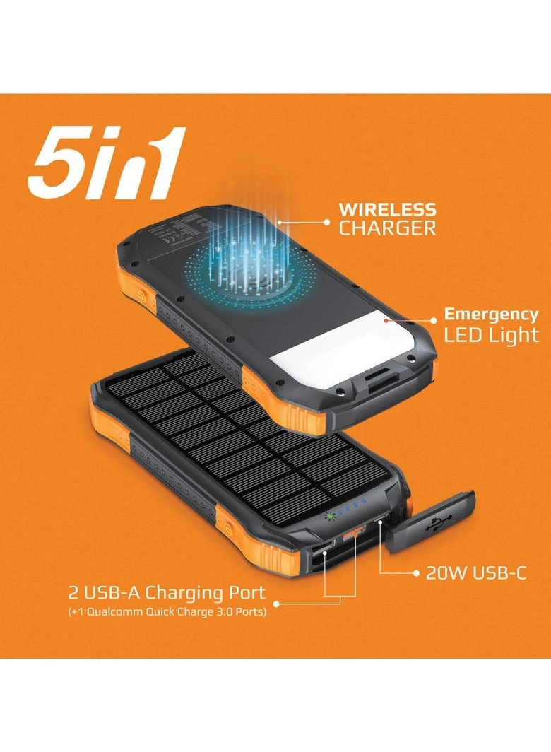 SolarTank-10PDQi - 10000mAh Qi