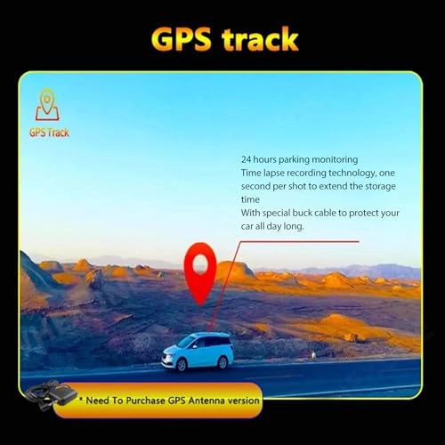 Backup Camera Mirror - Night Vision Built-in Wi-Fi 4K