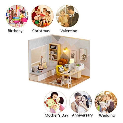 3D Miniature Dollhouse Kit - Sunshine Flower House 1:12