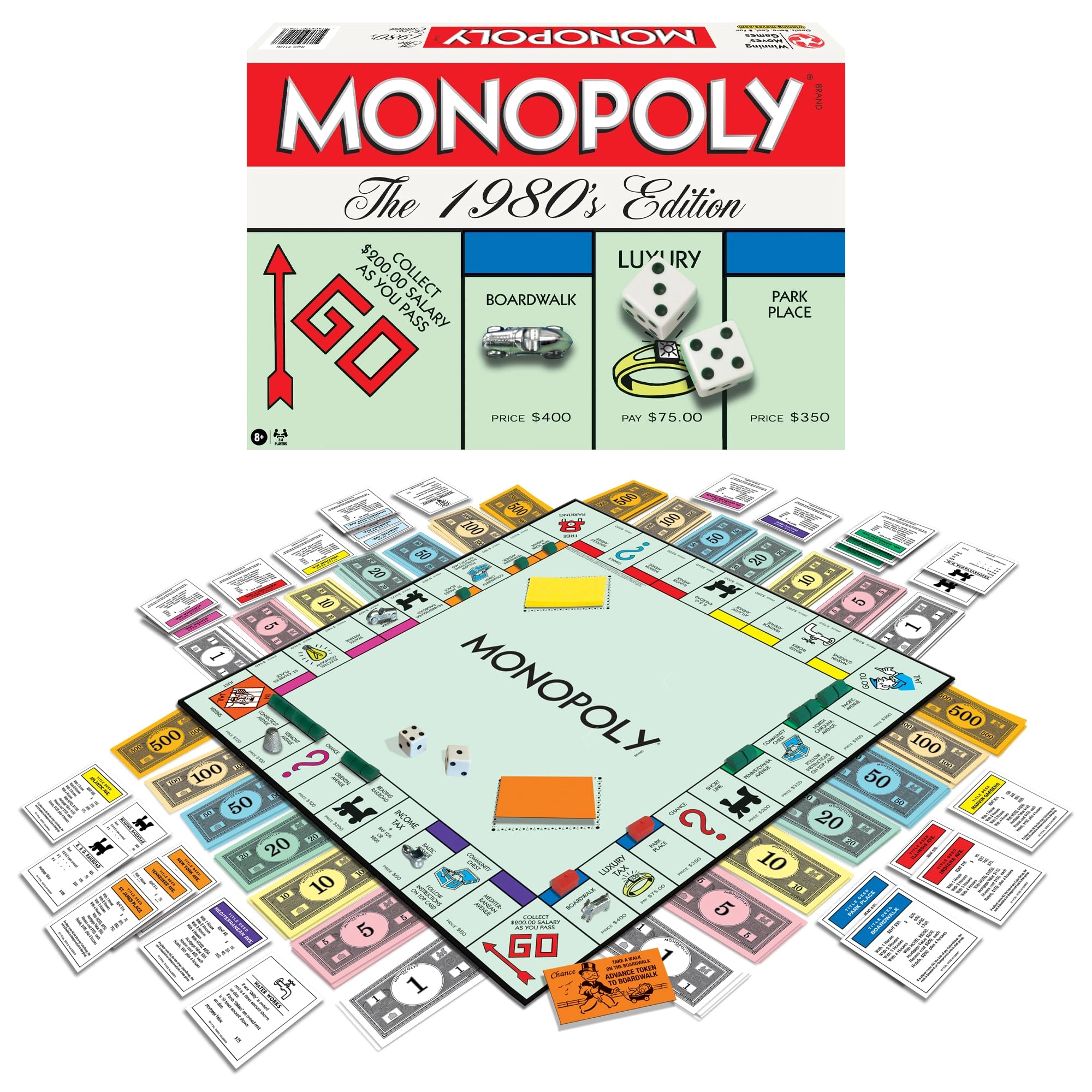 Winning Moves Monopoly: The 1980's Edition