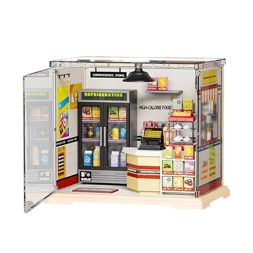 Super Creator Mini Series Convenience Store - DIY Plastic Miniature Kits Mini Model House