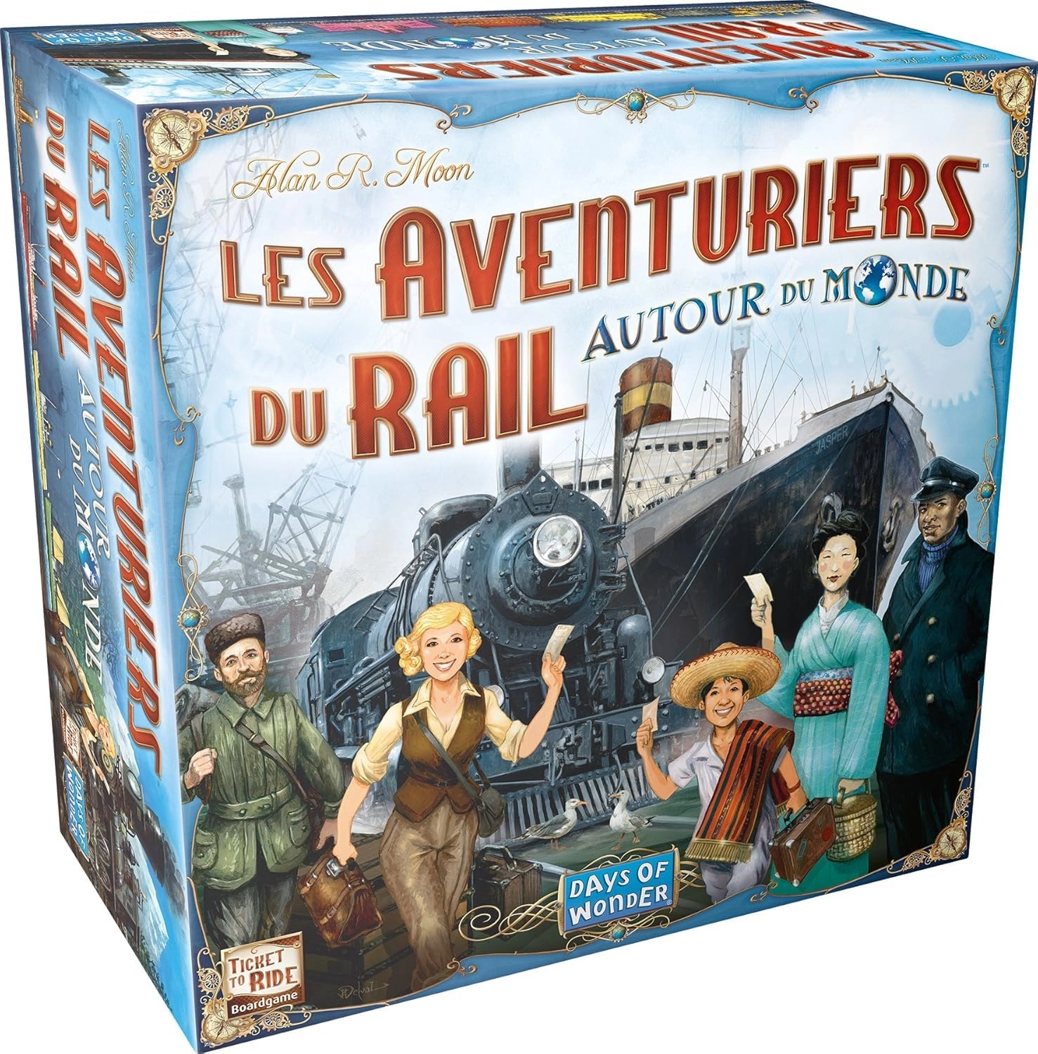 Asmodee Adventurers of the Rails: Autour du Monde (French)