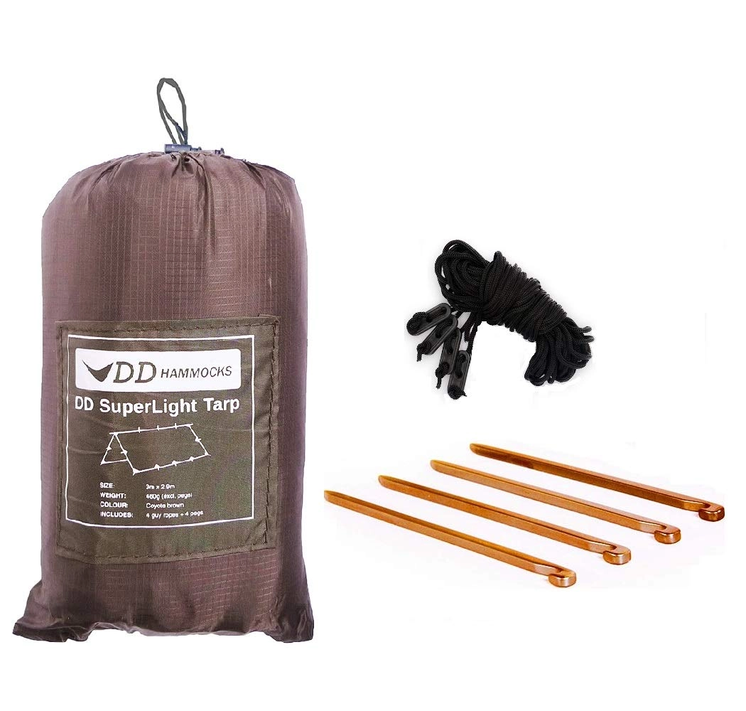 dd hammocks SuperLight Tarp - 3 x 2.9 metres 100% Waterproof