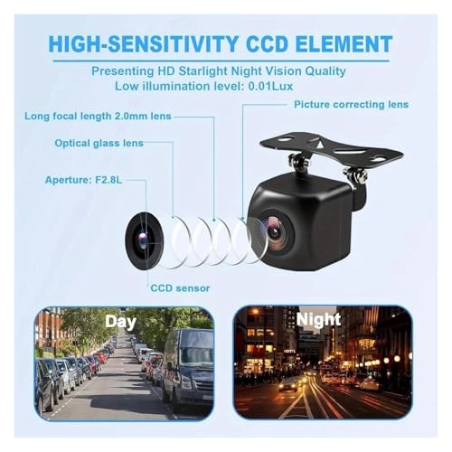 RearView Camera - Night vision Wired or Wireless 1280 x 720