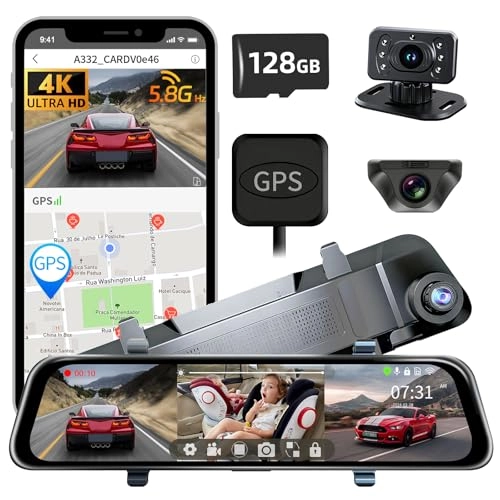 L09 Mirror Dash Cam - 4K 2.5K 1080P