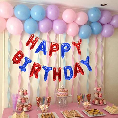 Happy Birthday Foil Balloon - 1 Set Birthday