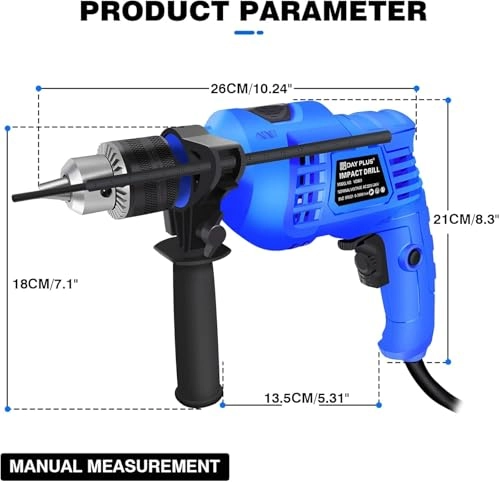Hammer Drill - 850W 0-3000 RPM Variable Speed