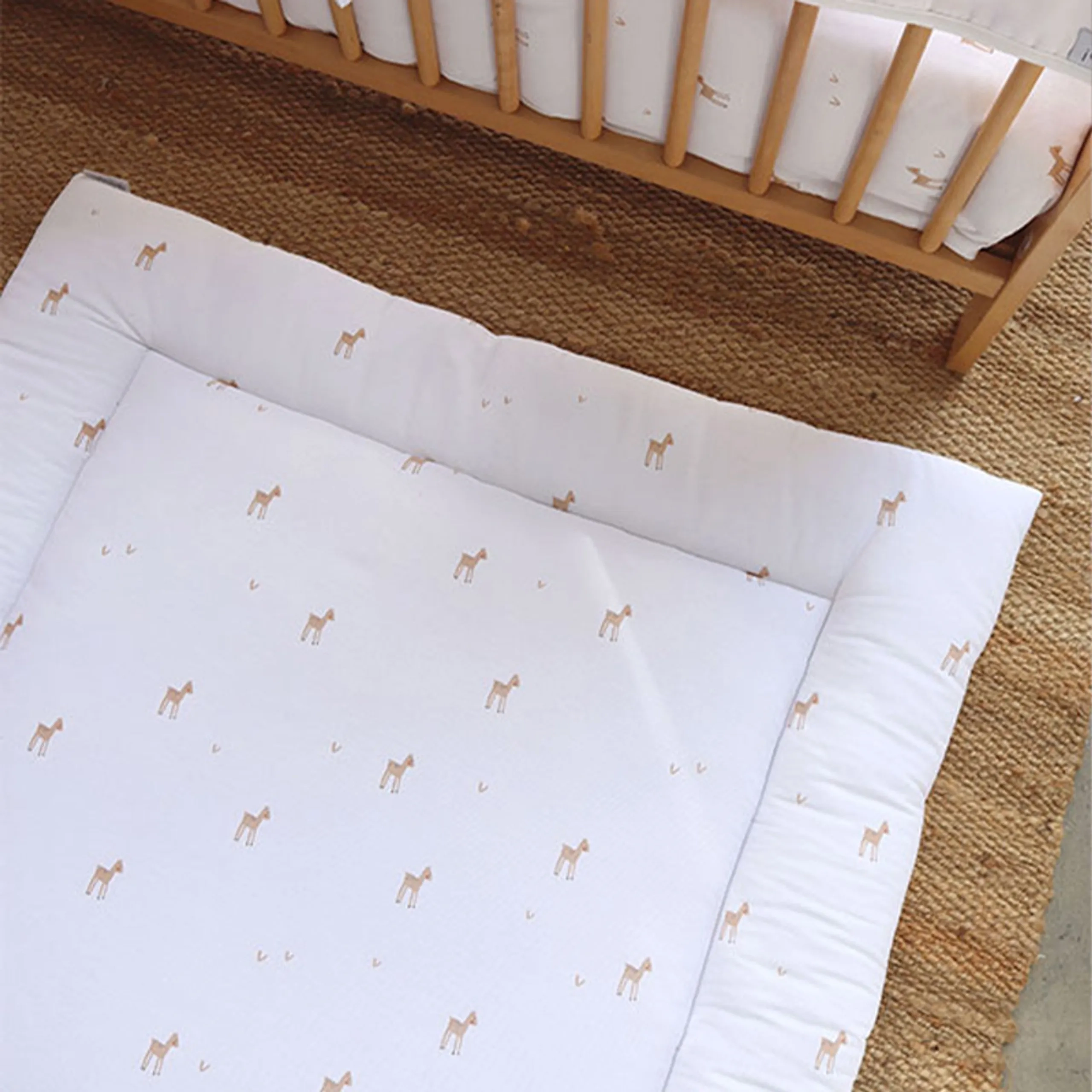 Organic Cotton Play Mat - Little Deer 0 month