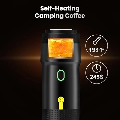 Portable Electric Espresso Machine - 77 g ground coffee capsules