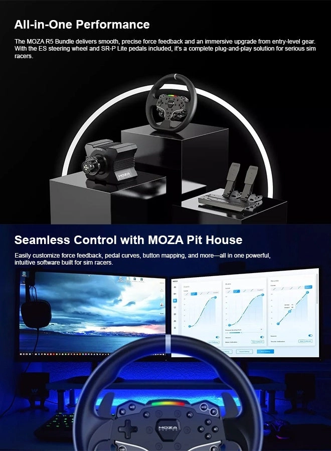 R5 Racing Wheel & Pedals