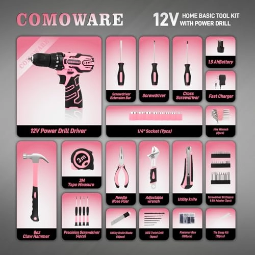 Cordless Drill - 1.5Ah 12 Volts Kit
