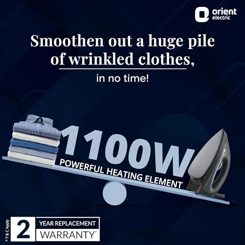 Gusto - 1100W Heavy Weight Dry Iron