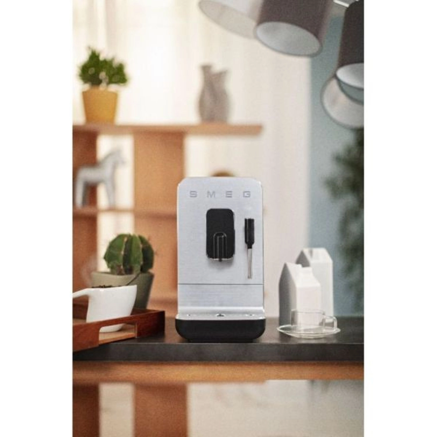 50s Retro Bean-to-Cup Coffee Machine & Milk Grinder BCC02