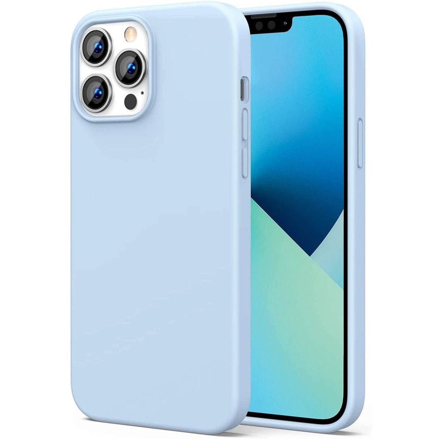 Protettivo-Series Silicone Case - Silicone Back Case for iPhone 13 Pro Max