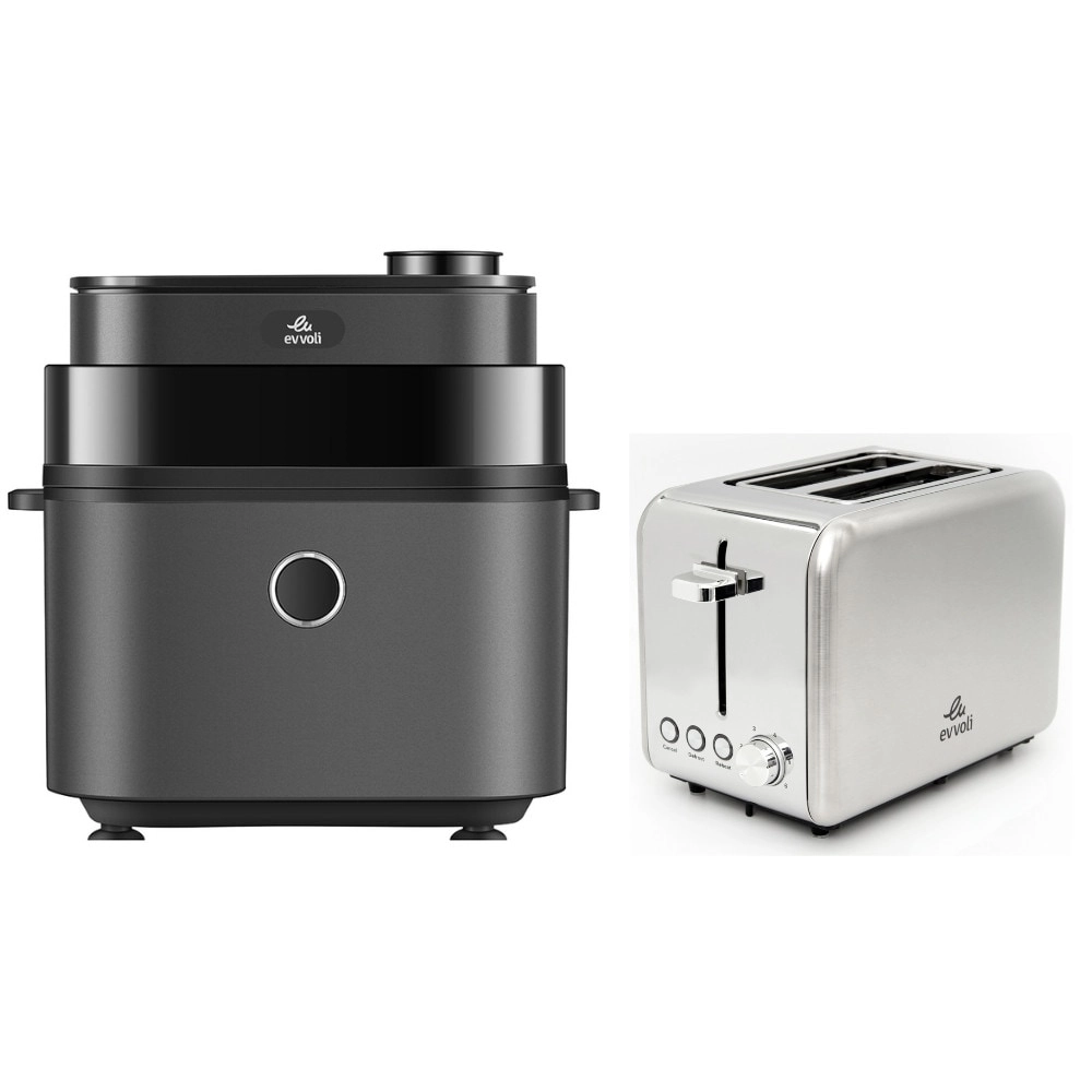 Air Fryer EVKA-AF8008D + Toaster EVKA-TO7HS