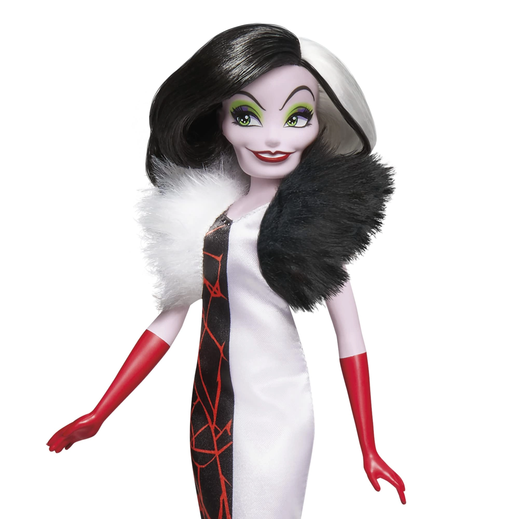 Cruella De Vil Fashion Doll - 11-inch + Evil Queen Fashion Doll + Maleficent Fashion Doll + Ursula Fashion Doll Ages 5+