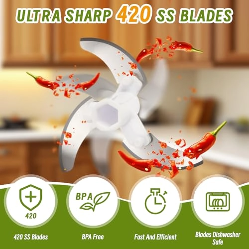 Manual Rope Chopper - 500ml 3 blades