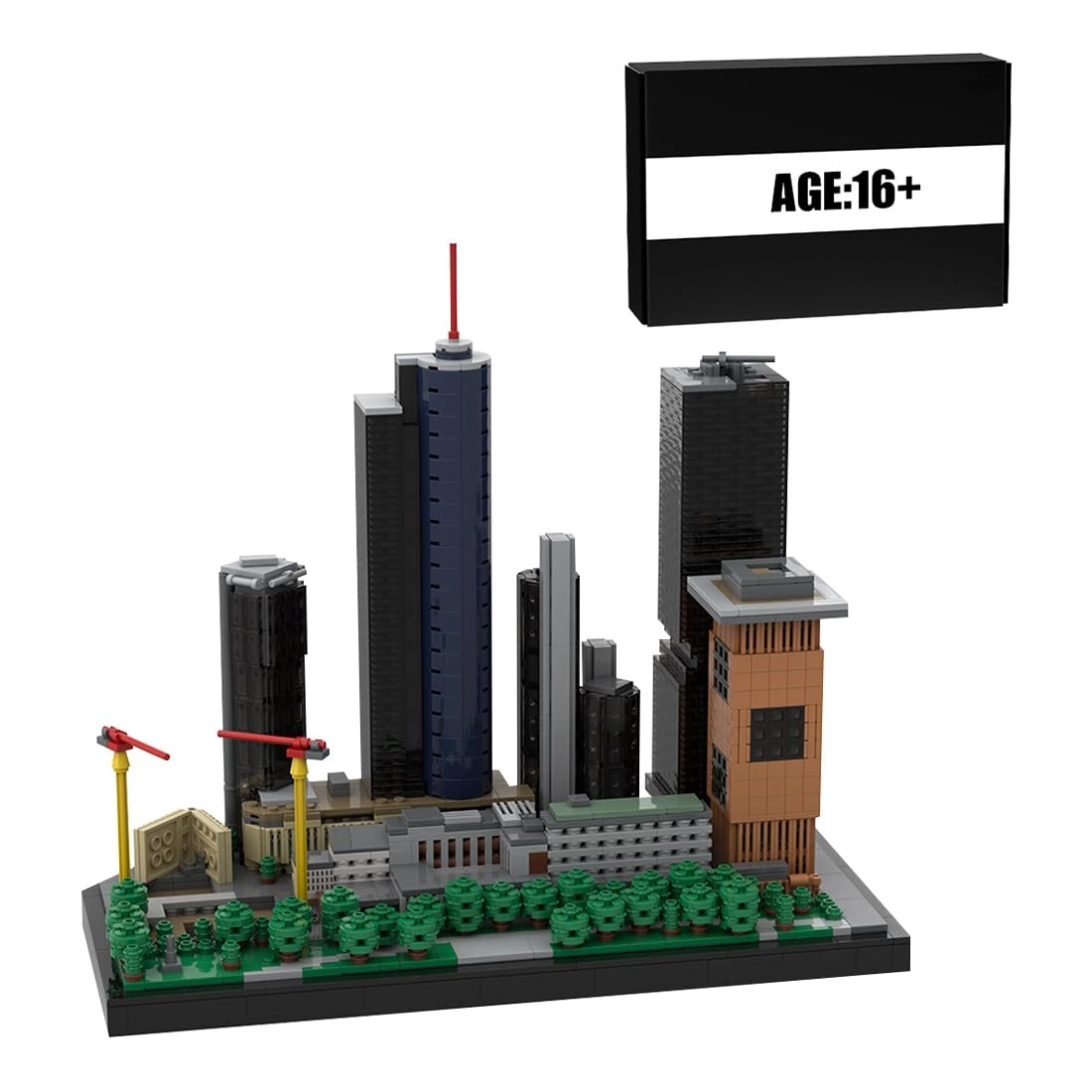 Thinkizen Frankfurt Neue Mainzer Straße Modul 2 - 1:875 Skyline Architecture