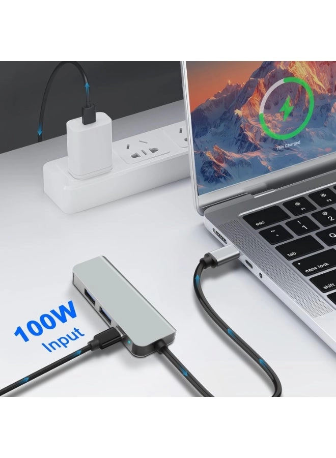 USB-C Hub Adapter - 5-in-1 4K HDMI 100W PD