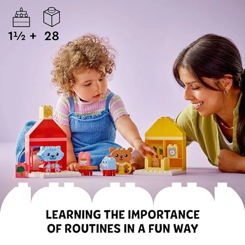 DUPLO My First Daily Routines: Eating & Bedtime (10414) - Animal