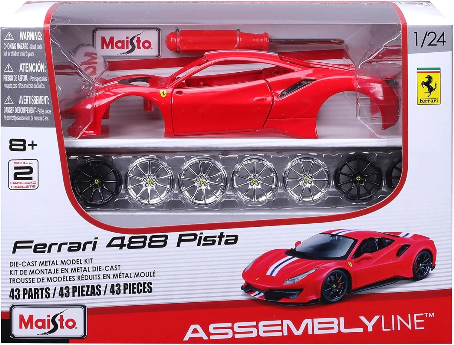 Ferrari 488 Pista - 1:24