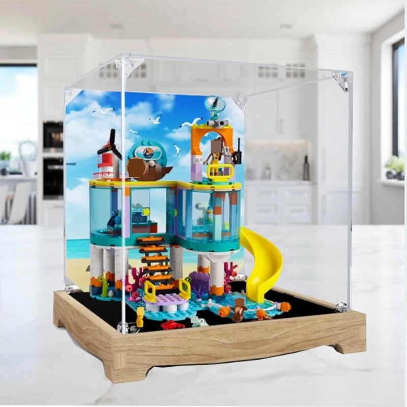 Display Case (41714) - 17.71x9.84x11.81in. Black Bottom 3mm