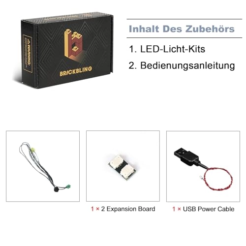 LED Light Set - Compatible with 40721 Halloween Barn 5 light sources