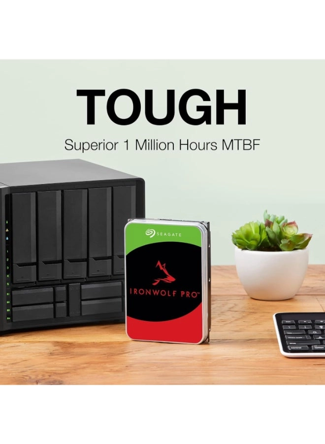 (Renewed) IronWolf 3.5" 7200rpm 256MB SATA I (ST8000VN004) - 8TB