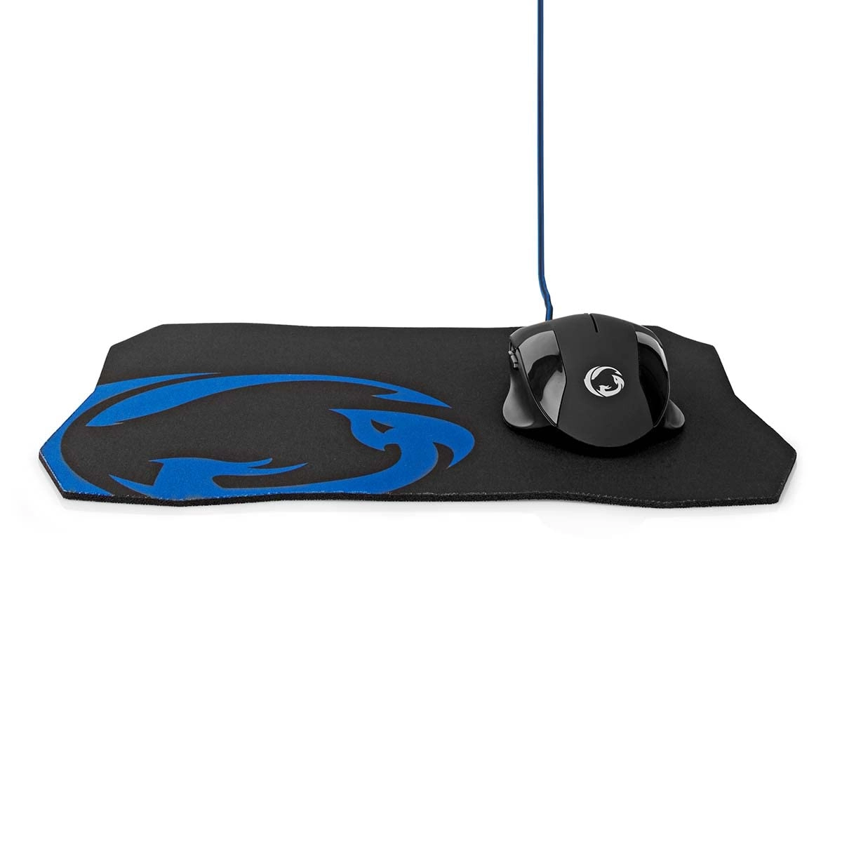 Nedis GMMP110BK Gaming Mouse & Mouse Pad Set - USB