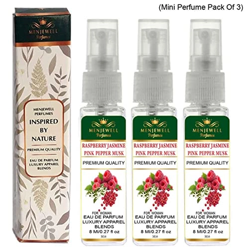 Raspberry Jasmine Pine Pepper Musk Eau de Parfum 24ml Pack