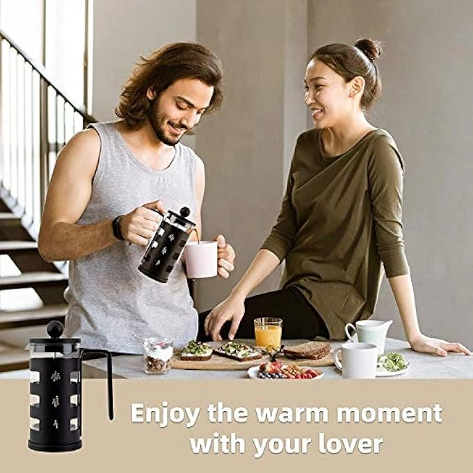 French Press - 12 Oz 1 Cup 3 Level Filtration