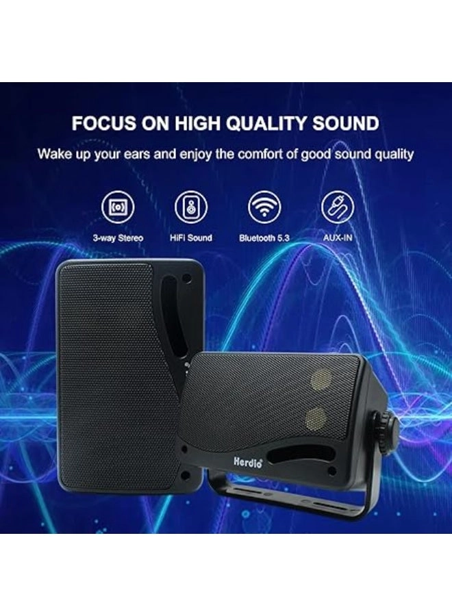 3.5" Outdoor Bluetooth Speakers - 200W