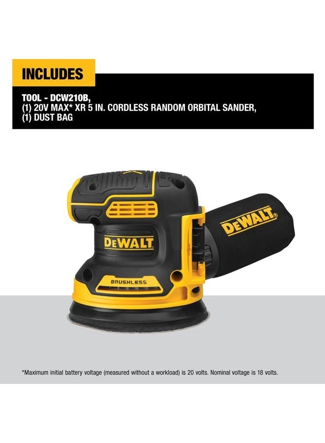 Orbital Sander - 20V MAX Tool Only DCW210B